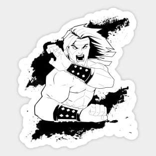 Liu Kang MK Ink (Black) Sticker